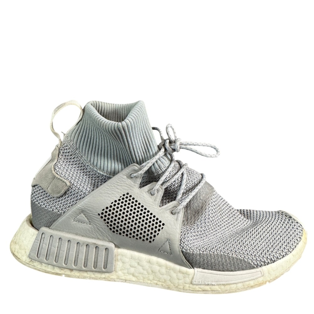 Adidas NMD XR1 Winter Grey Mid Top Knit Sneakers BZ0632 Men's 11.5